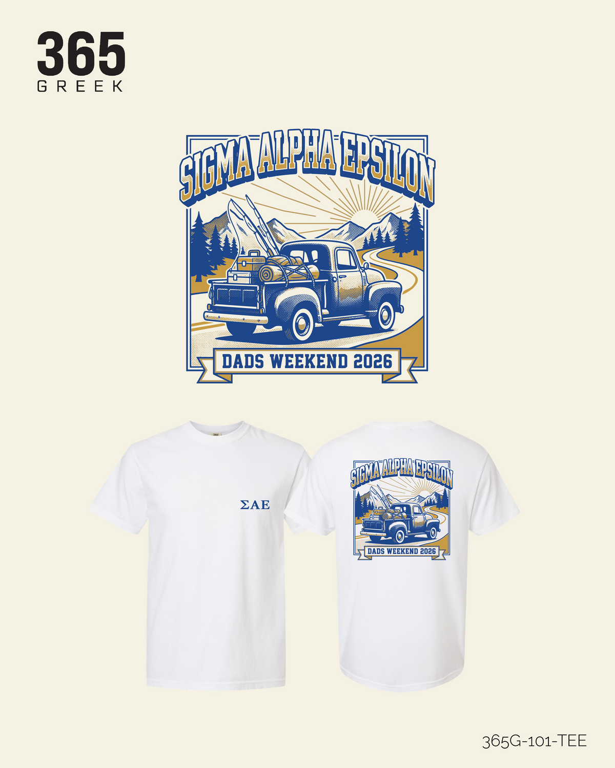 Sigma Alpha Epsilon Dad's Weekend T-Shirt