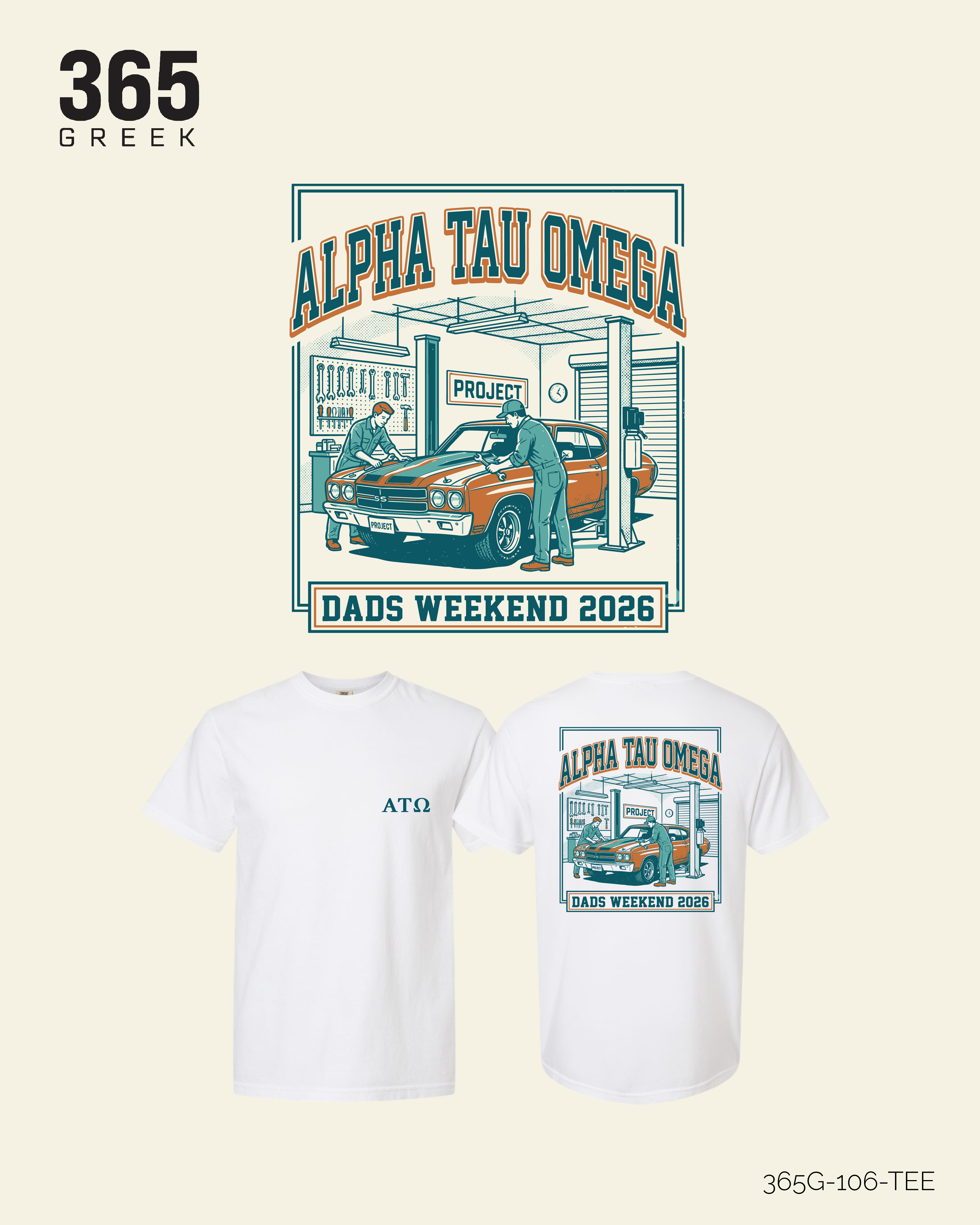Alpha Tau Omega Dad's Weekend T-Shirt