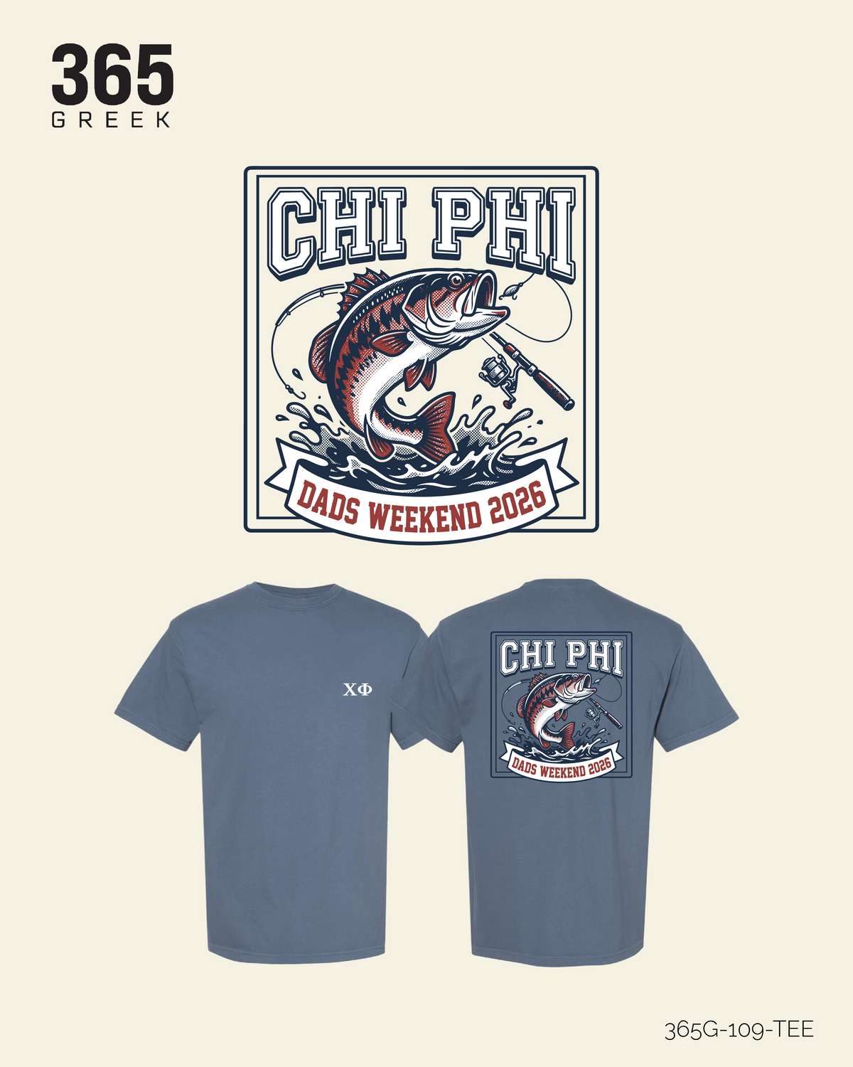 Chi Phi Dad's Weekend T-Shirt