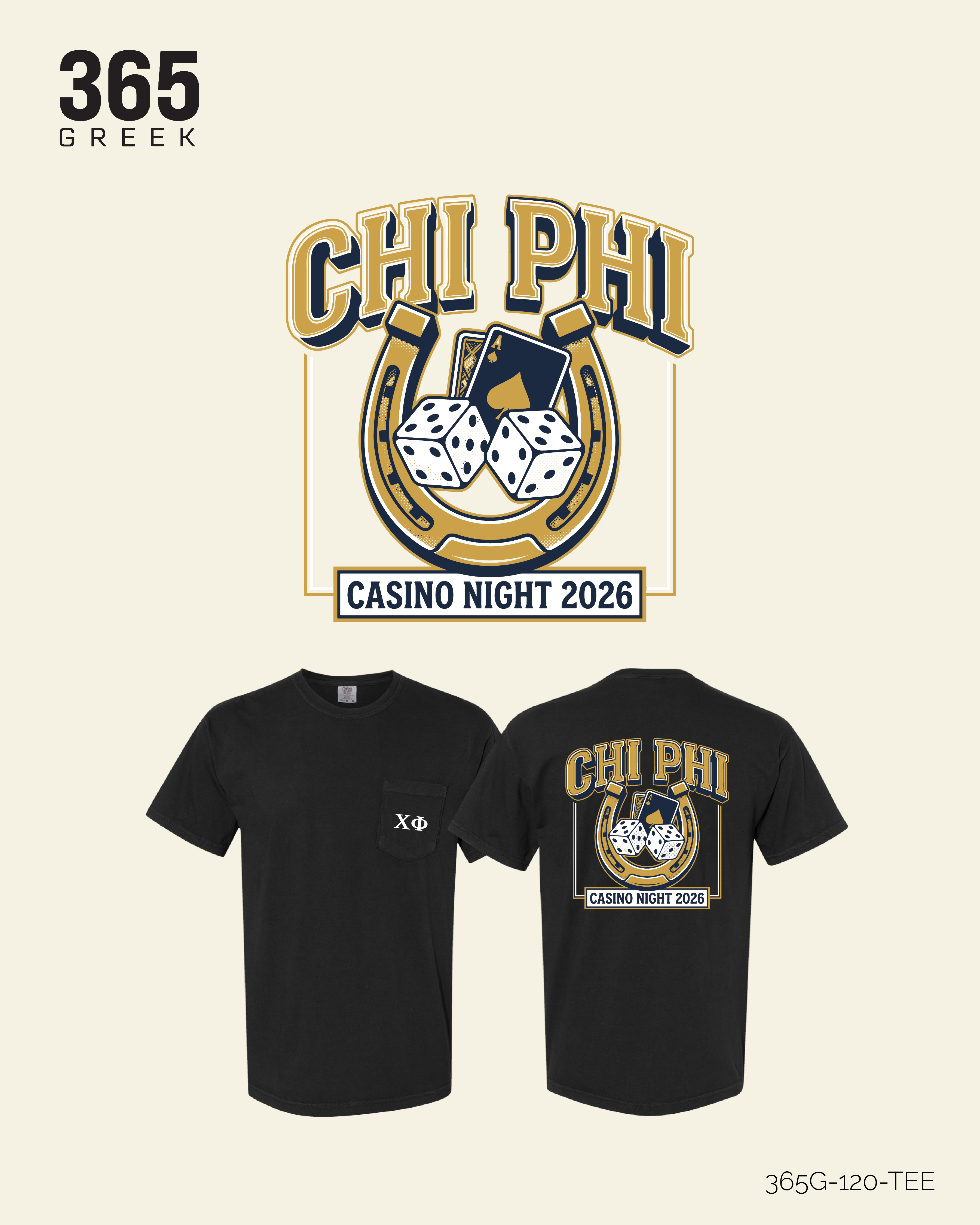 Chi Phi Casino Night T-Shirt