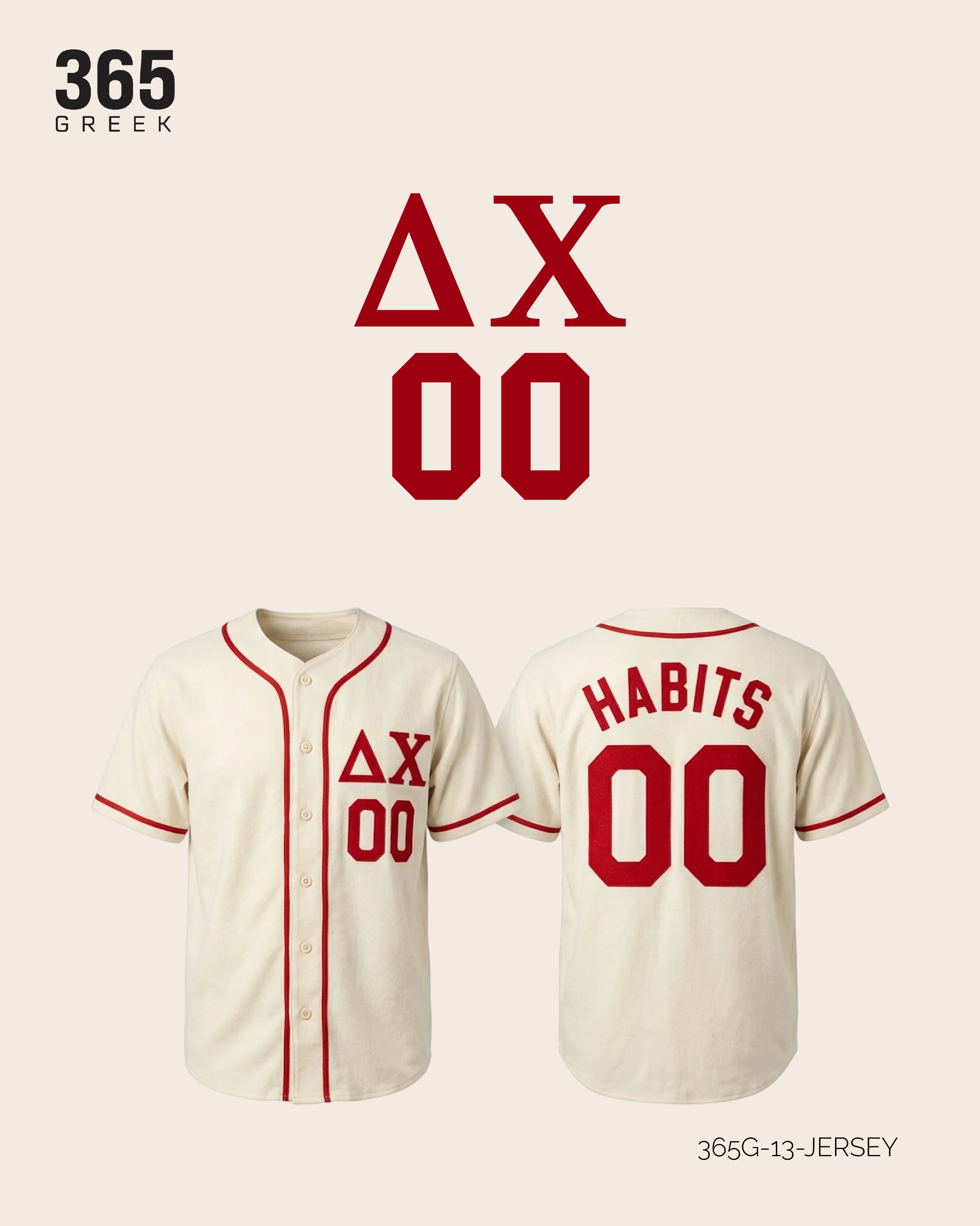 Delta Chi - Sandlot Baseball Jersey