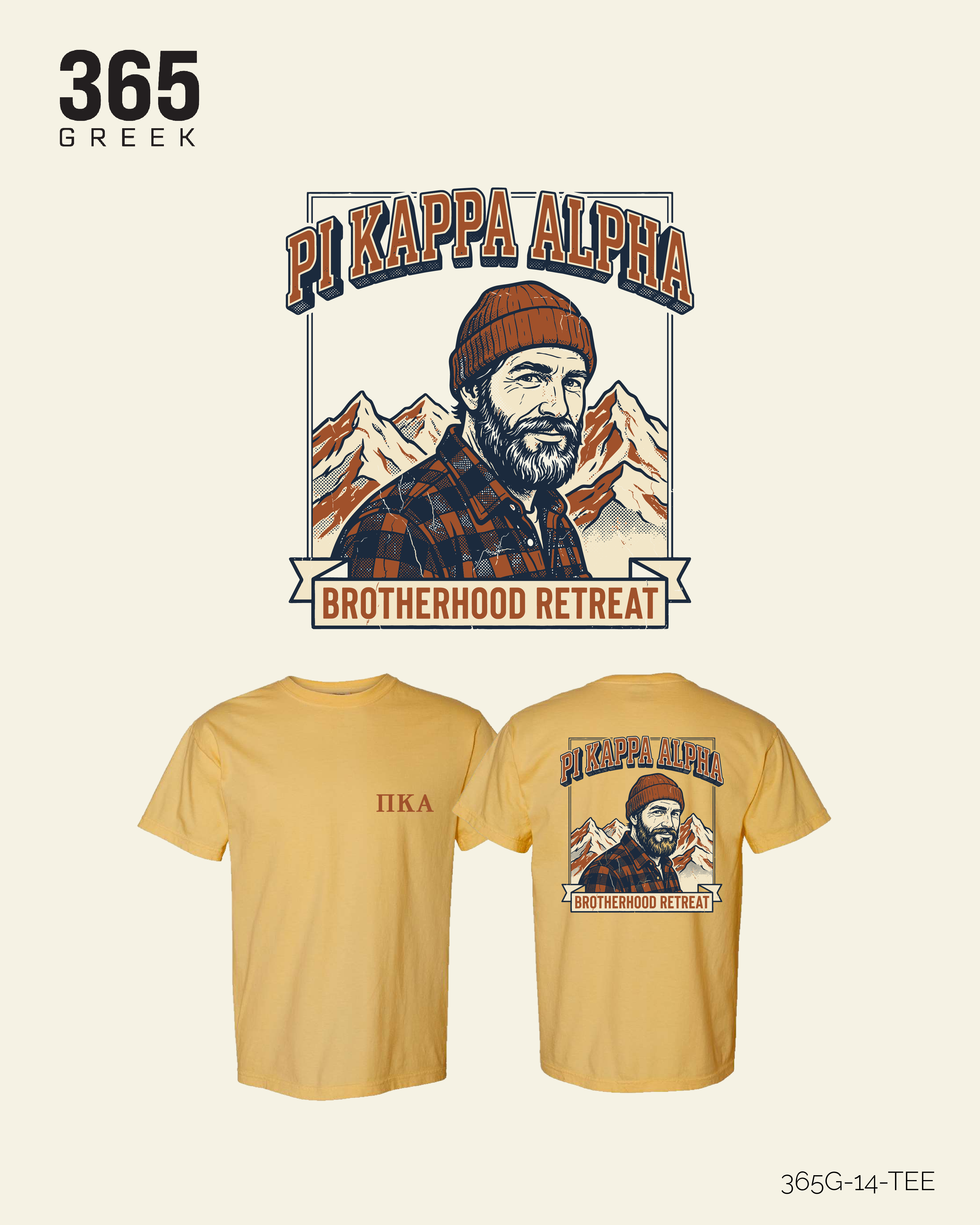 Pi Kappa Alpha Brotherhood Retreat T-Shirt