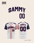 Sigma Alpha Mu - Stars and Stripes Baseball Jersey