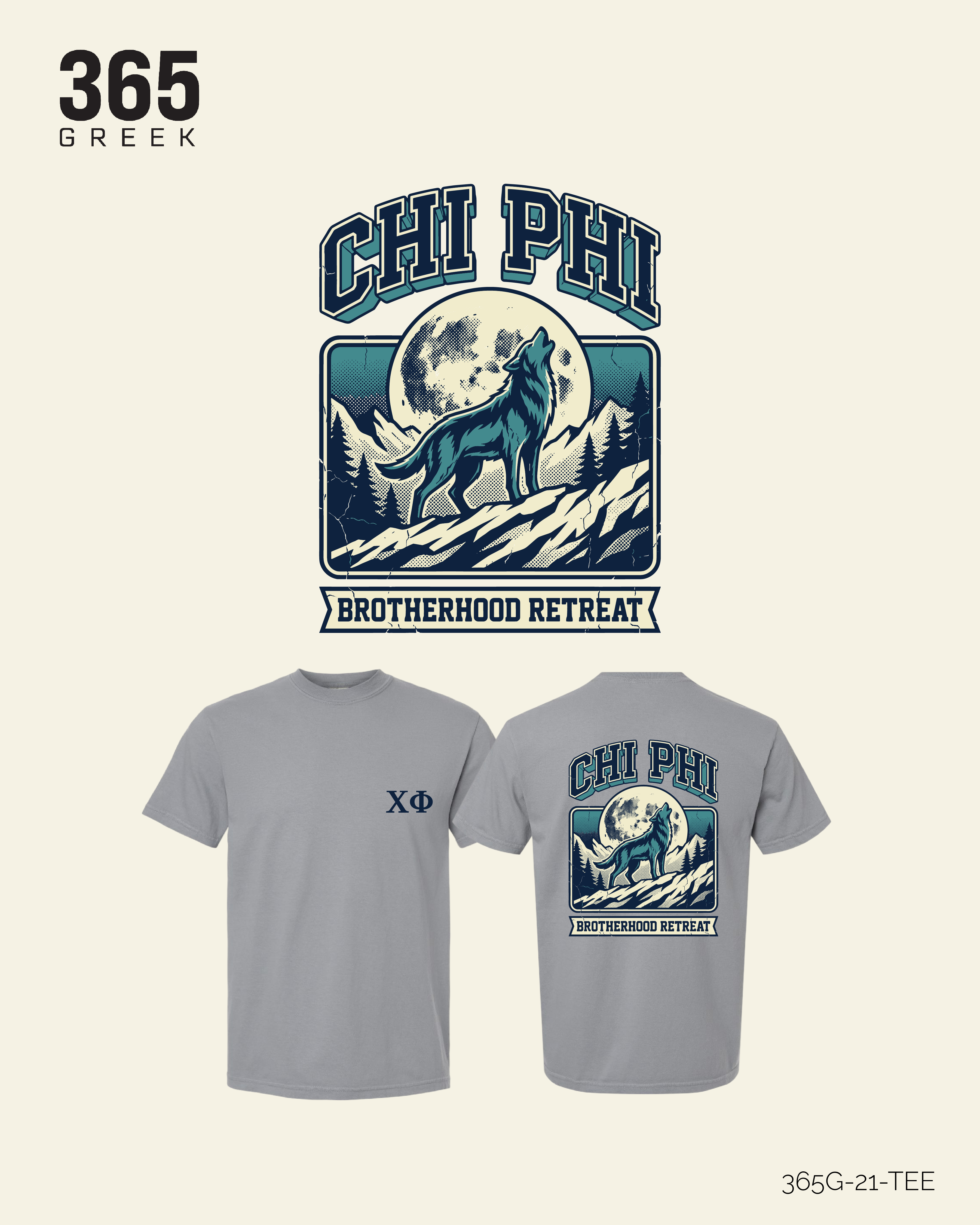Chi Phi Brotherhood Retreat T-Shirt