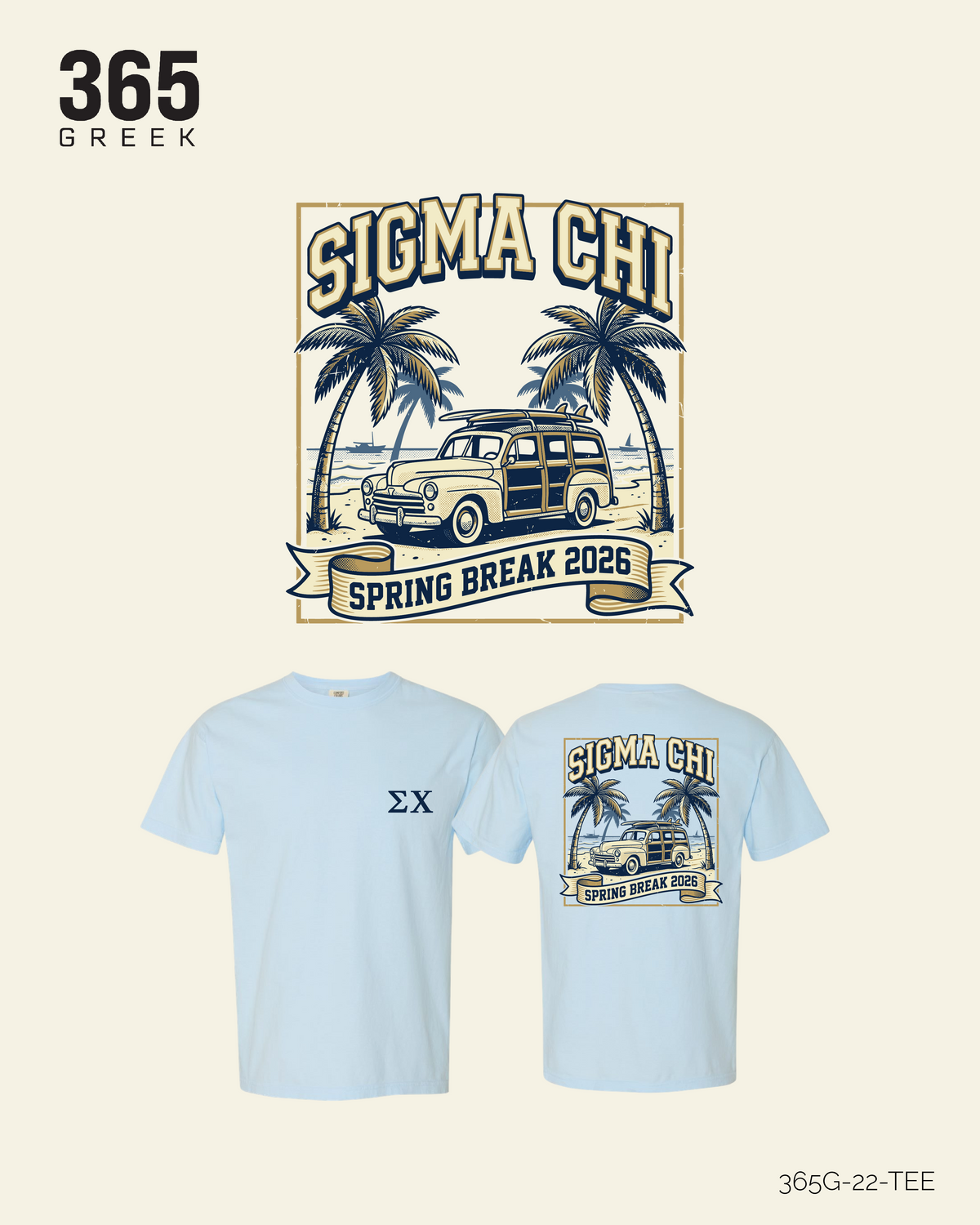 Sigma Chi Spring Break T-Shirt