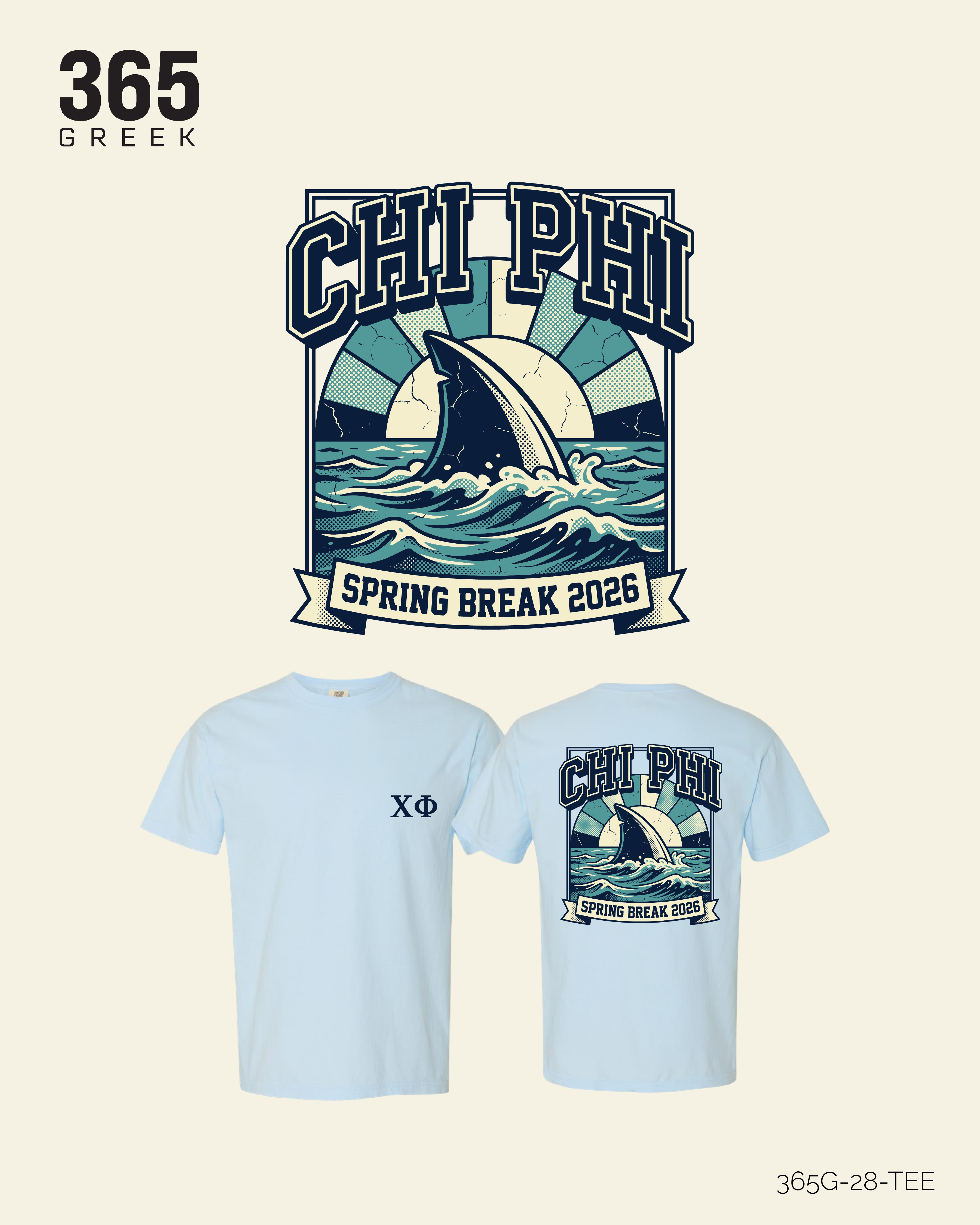 Chi Phi Spring Break T-Shirt