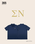 Sigma Nu - Navy Gold Polo