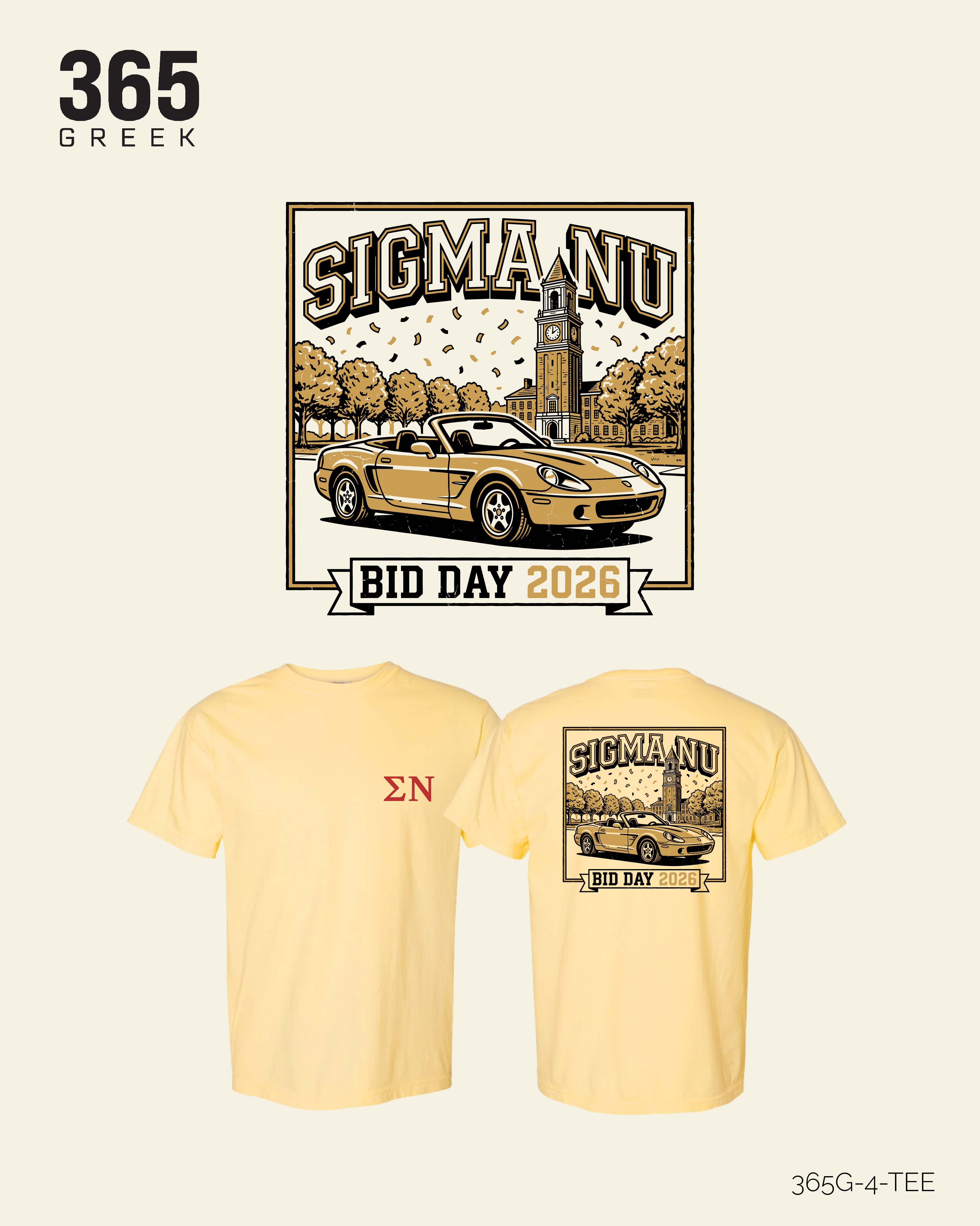 Sigma Nu Bid Day T-Shirt