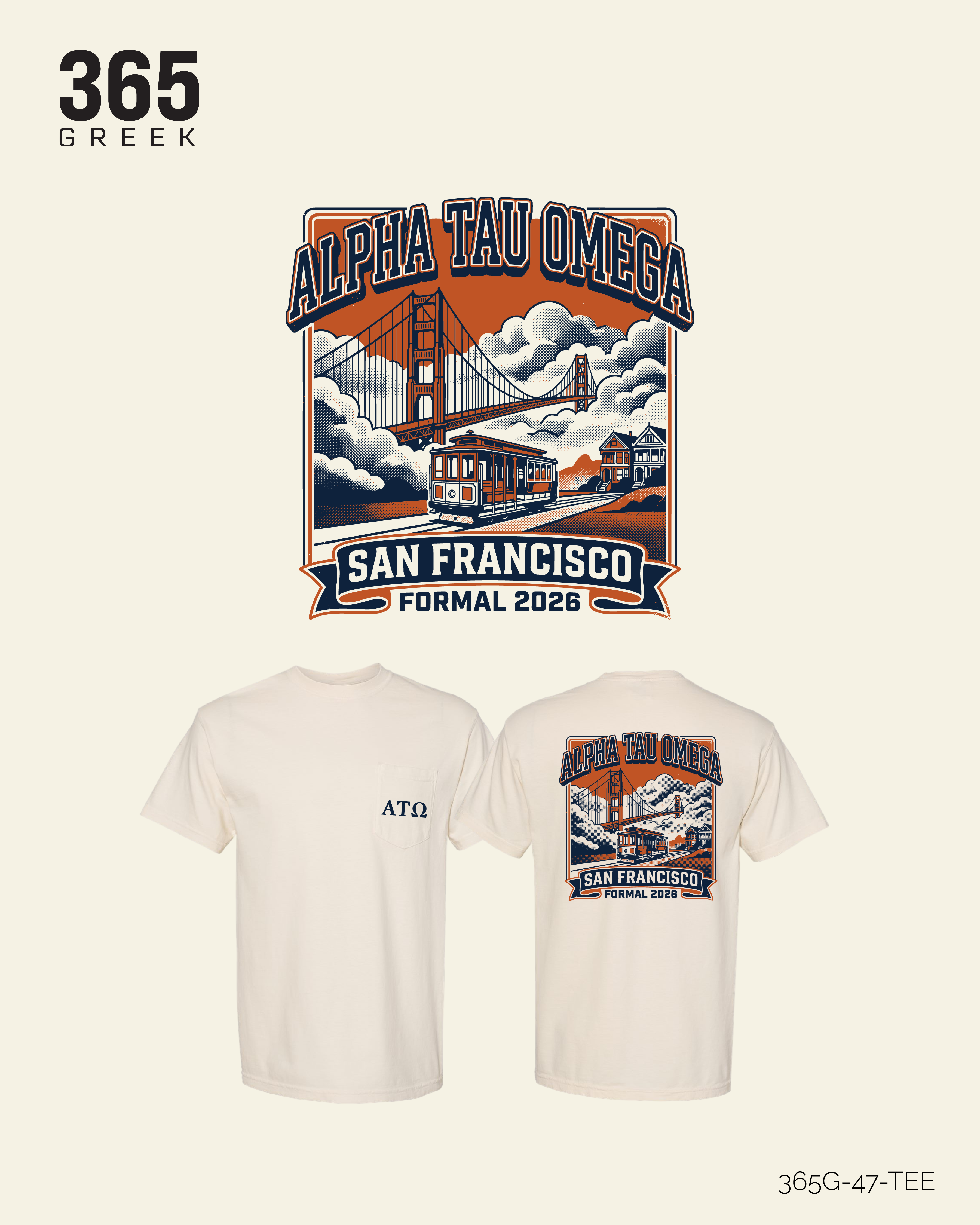 Alpha Tau Omega Formal T-Shirt