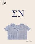 Sigma Nu - Doodle Print Polo