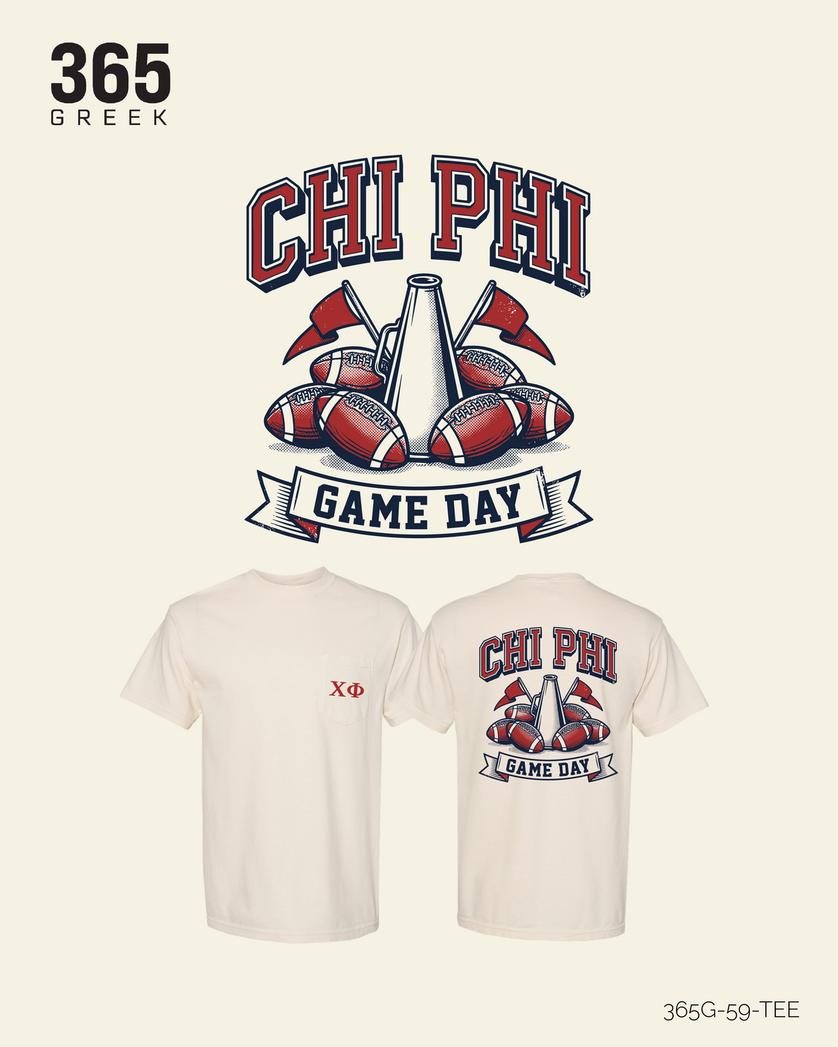 Chi Phi Game Day T-Shirt