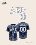 Delta Kappa Epsilon - Bandana Paisley Baseball Jersey