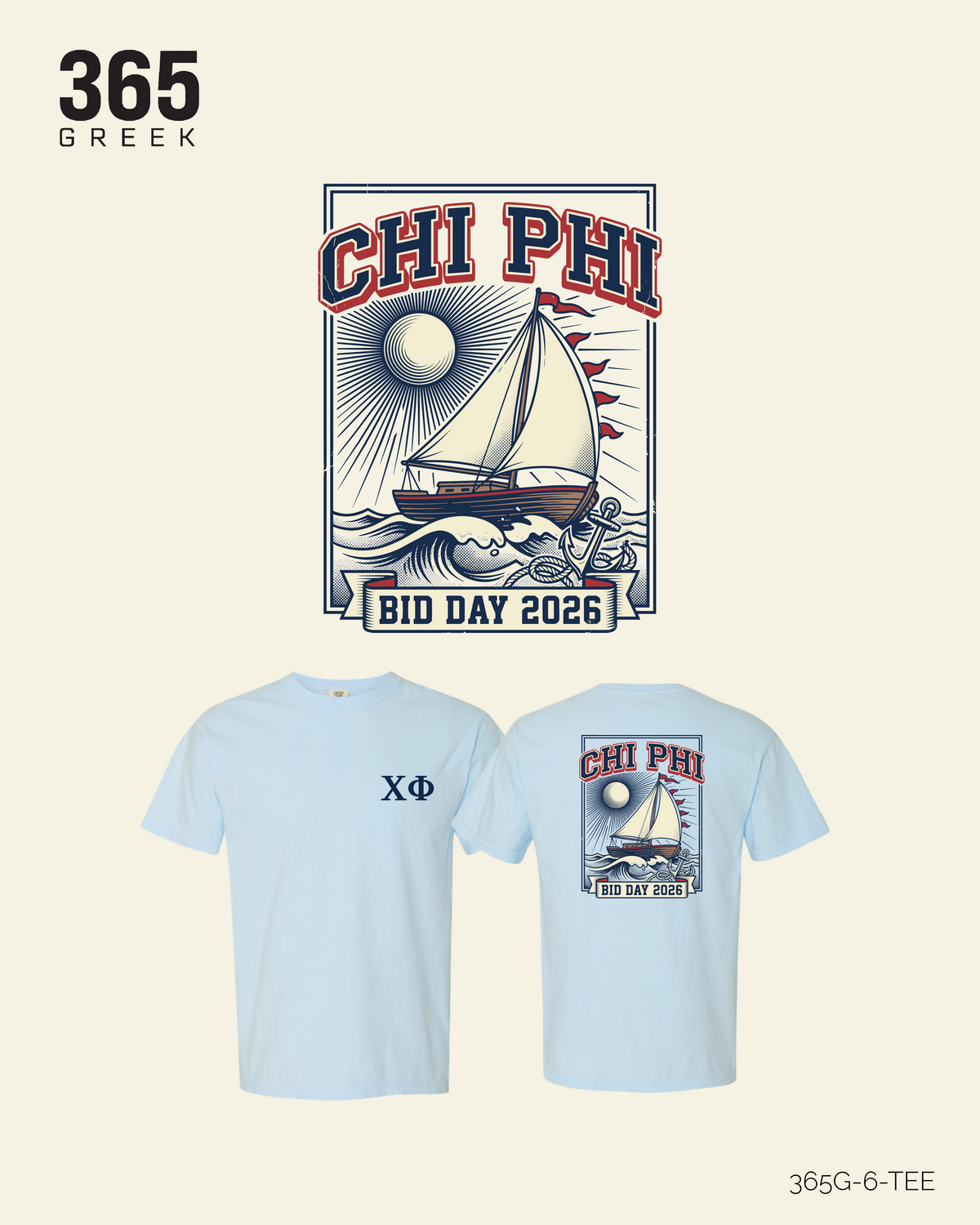 Chi Phi Bid Day T-Shirt