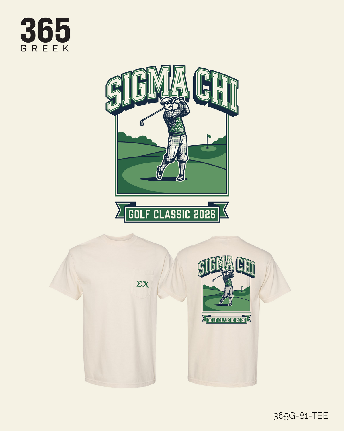 Sigma Chi Golf T-Shirt