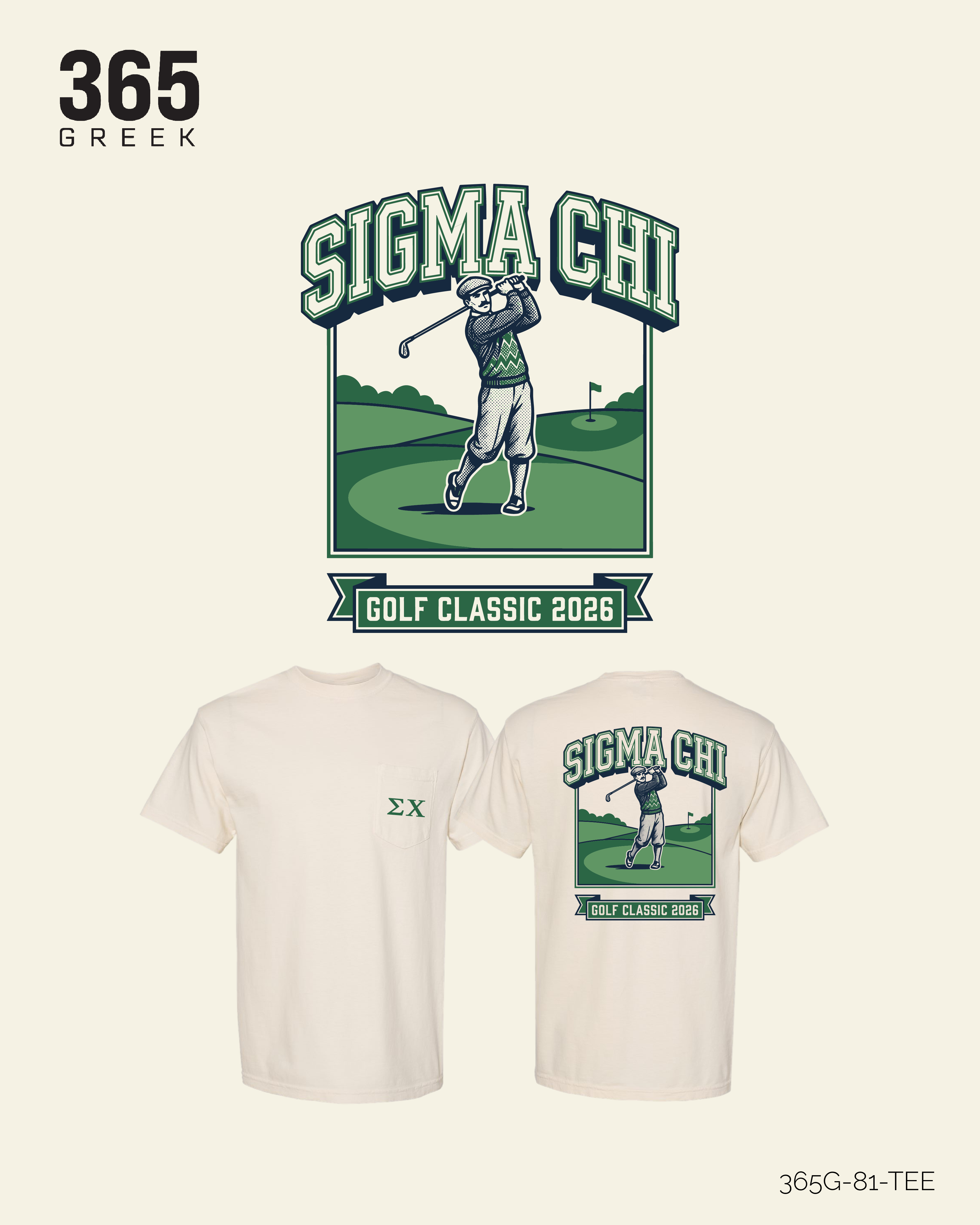 Sigma Chi Golf T-Shirt