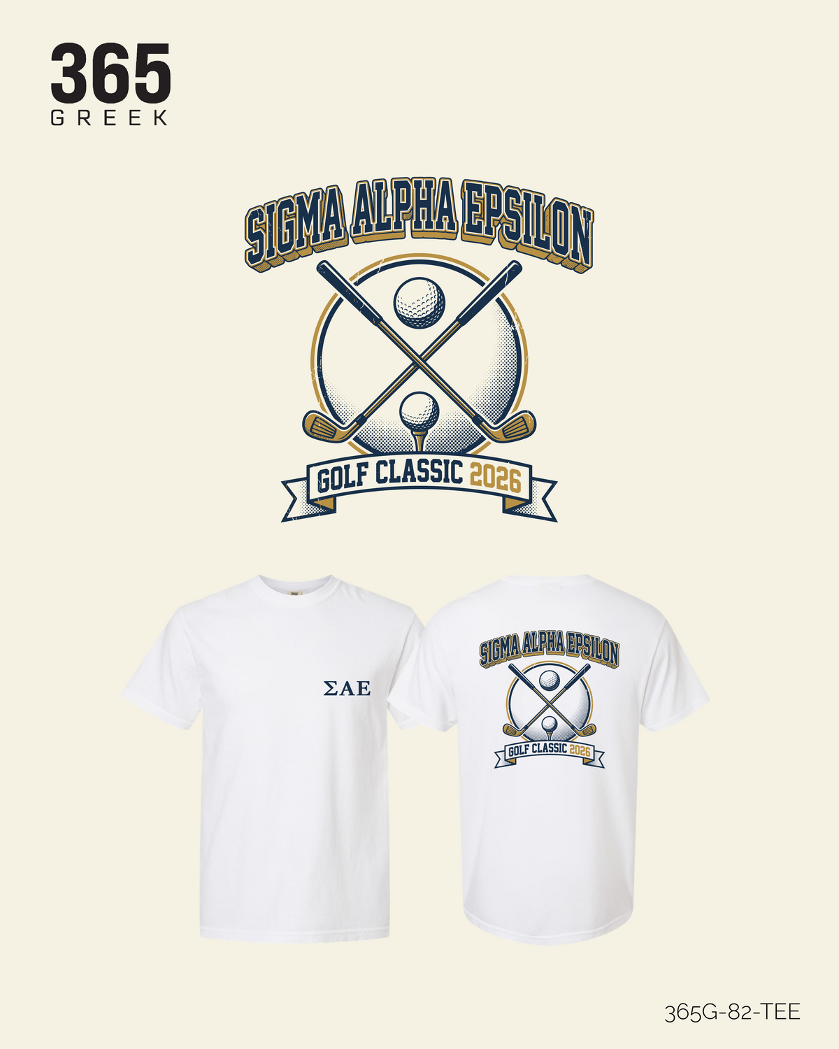 Sigma Alpha Epsilon Golf T-Shirt