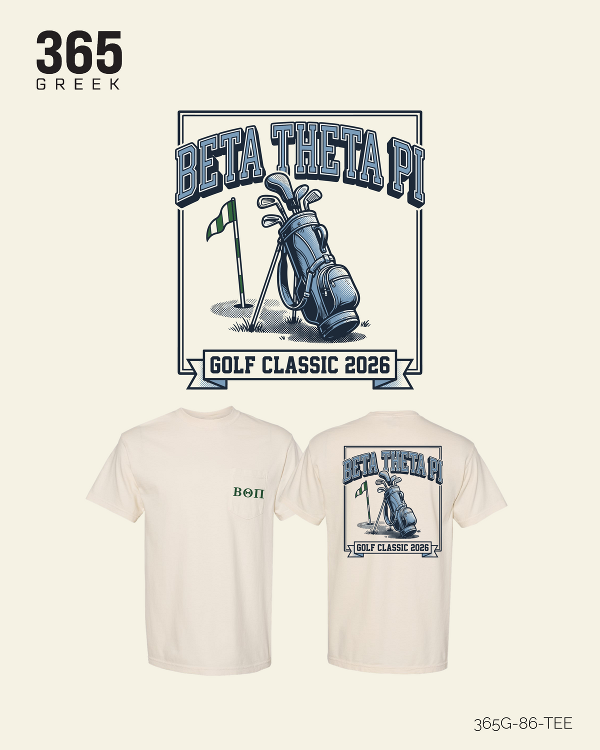 Beta Theta Pi Golf T-Shirt