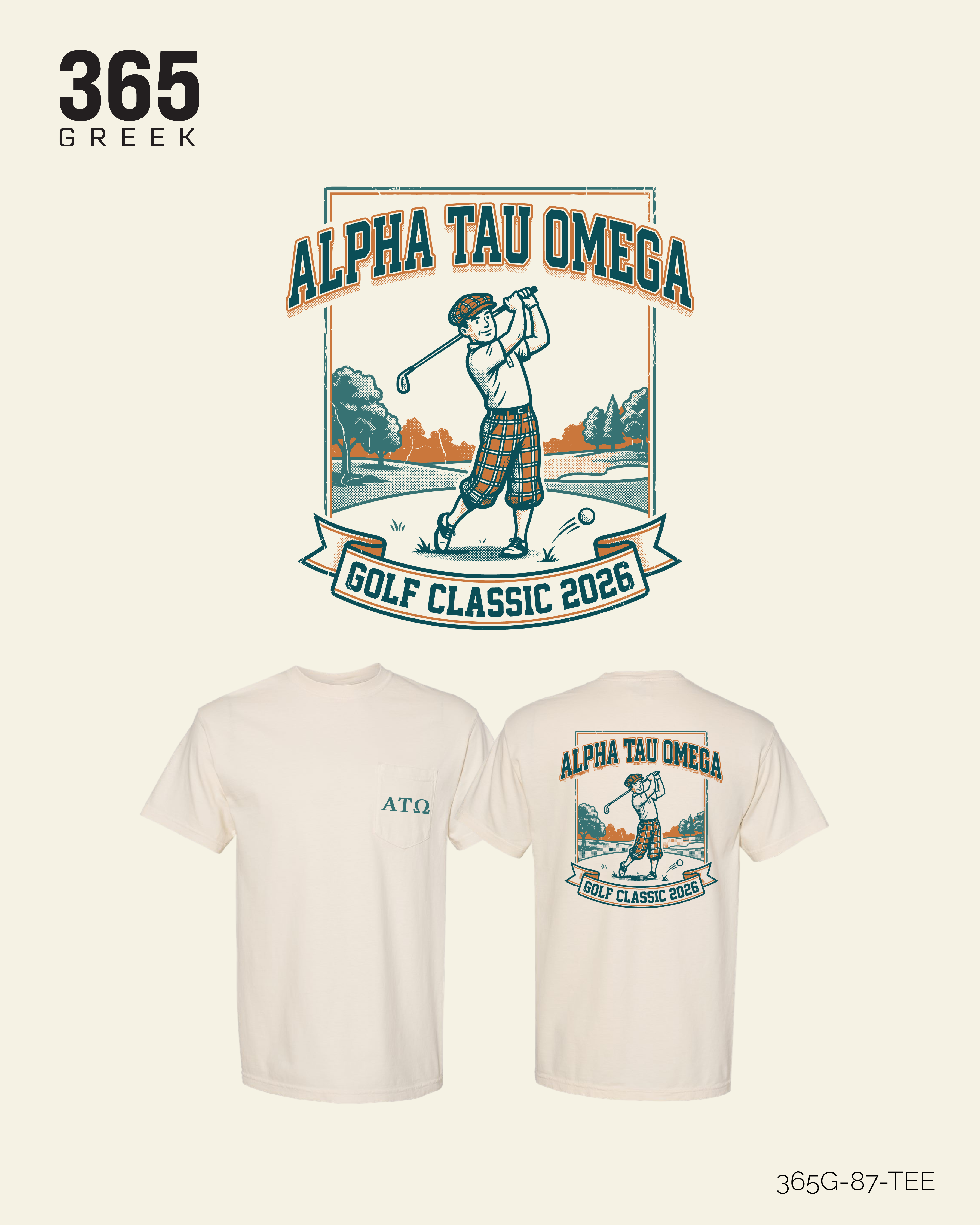 Alpha Tau Omega Golf T-Shirt