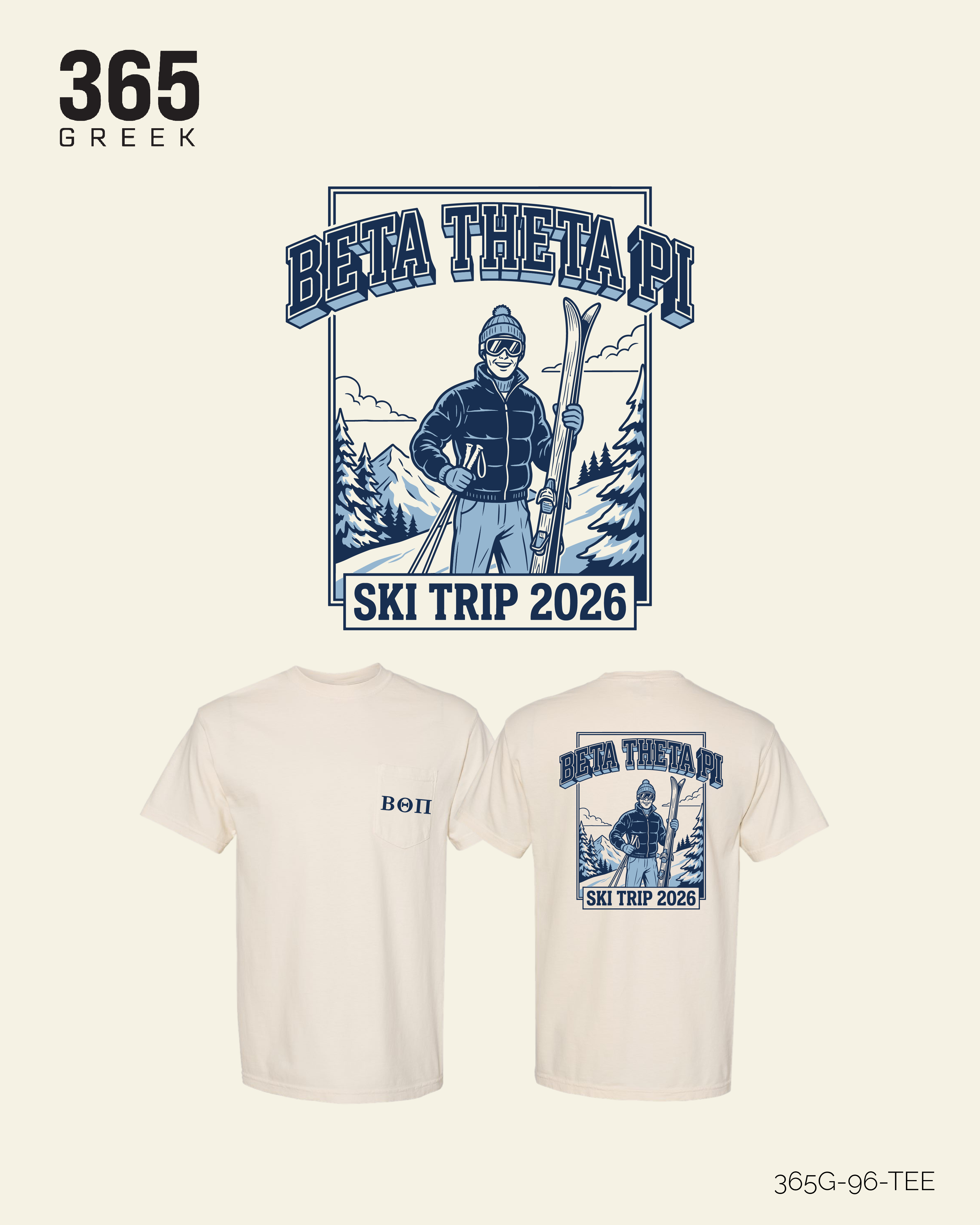 Beta Theta Pi Ski T-Shirt