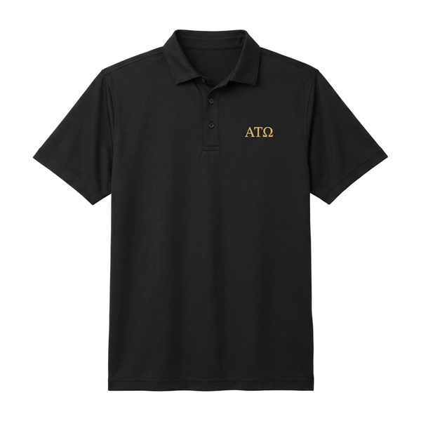 Alpha Tau Omega - Black Gold Polo
