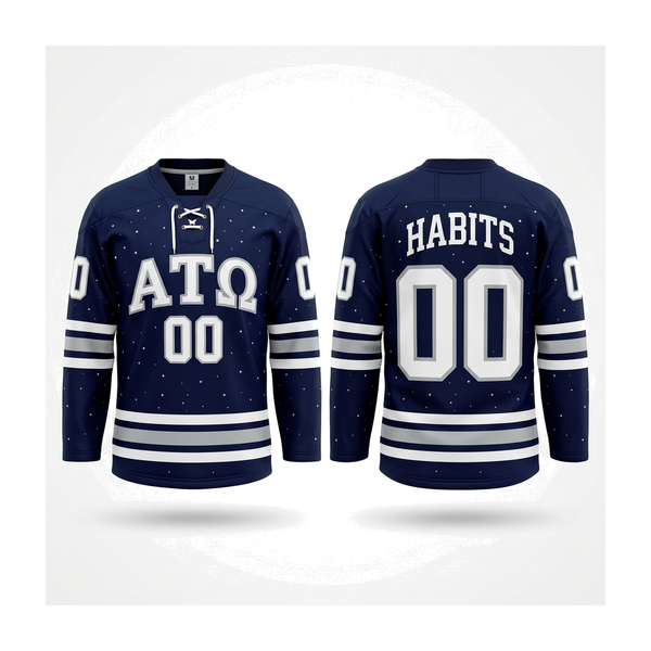 Alpha Tau Omega - Midnight Stars Hockey Jersey
