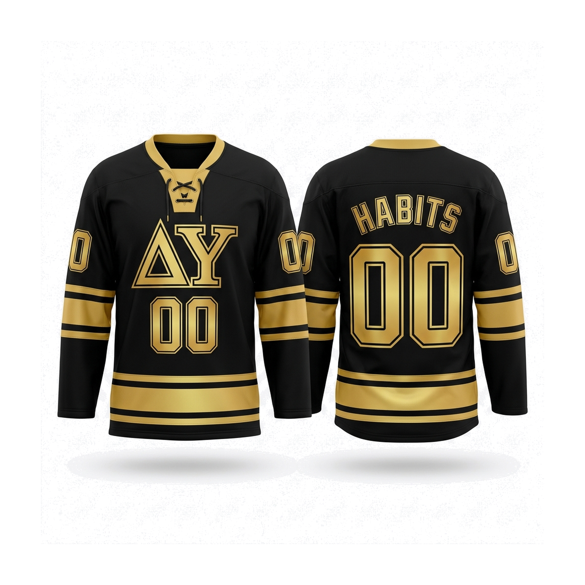 Delta Upsilon - Gold Rush Hockey Jersey