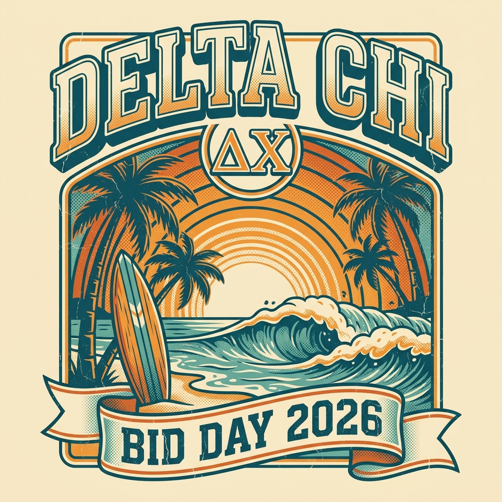 Delta Chi Bid Day T-Shirt