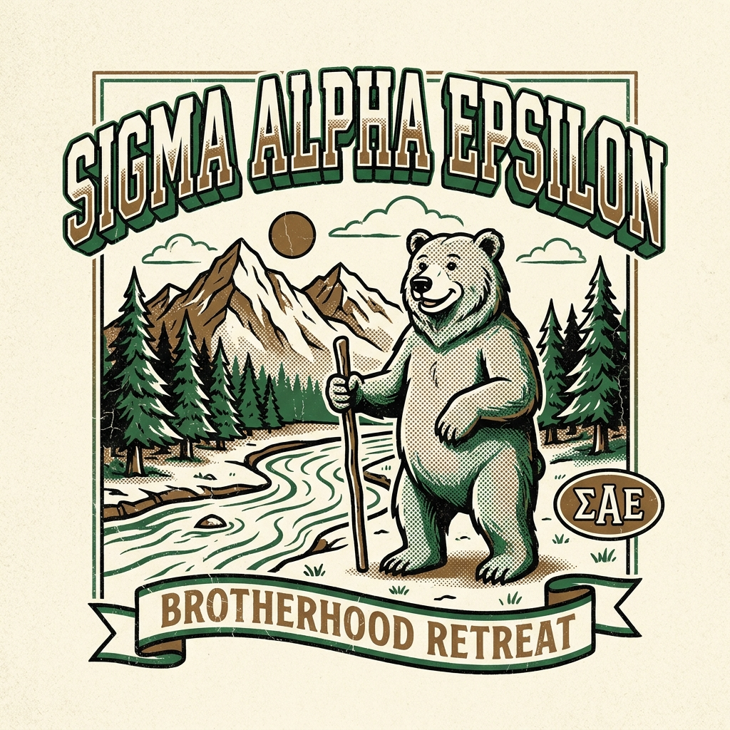 Sigma Alpha Epsilon Brotherhood Retreat T-Shirt