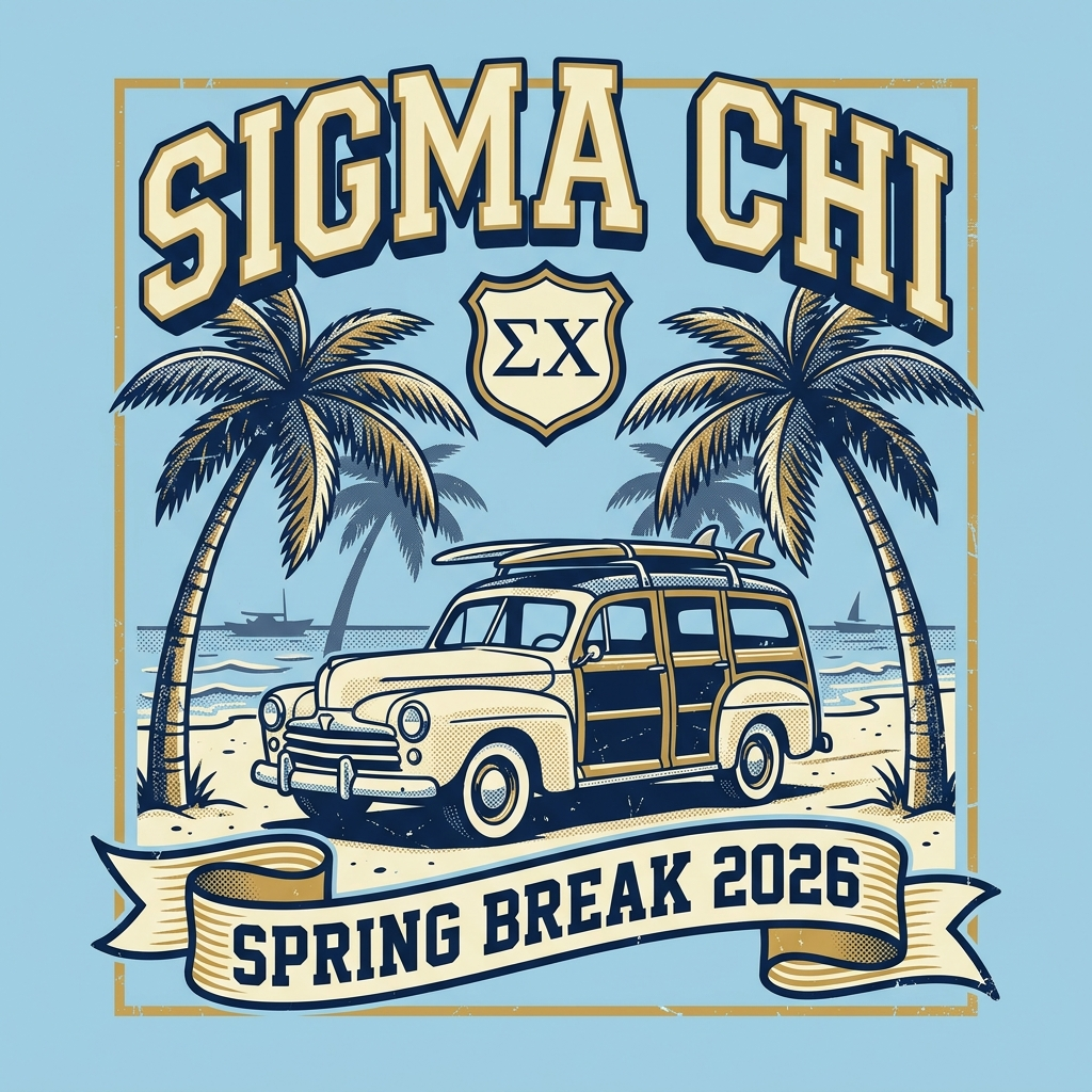 Sigma Chi Spring Break T-Shirt