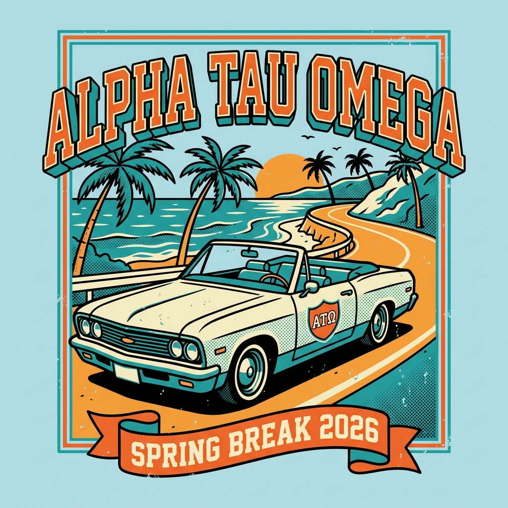 Alpha Tau Omega Spring Break T-Shirt