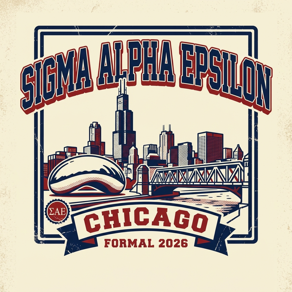 Sigma Alpha Epsilon Formal T-Shirt
