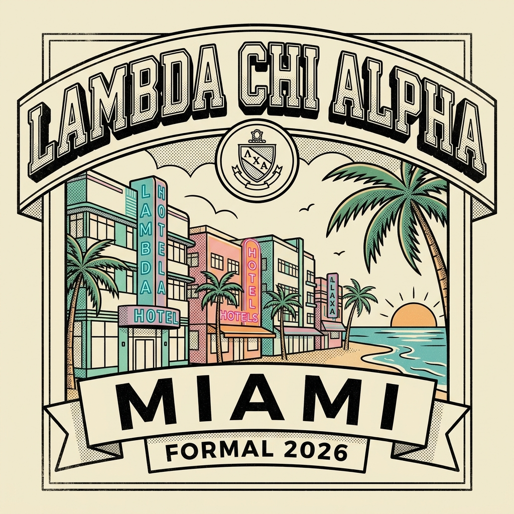 Lambda Chi Alpha Formal T-Shirt