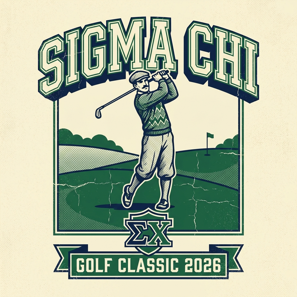 Sigma Chi Golf T-Shirt