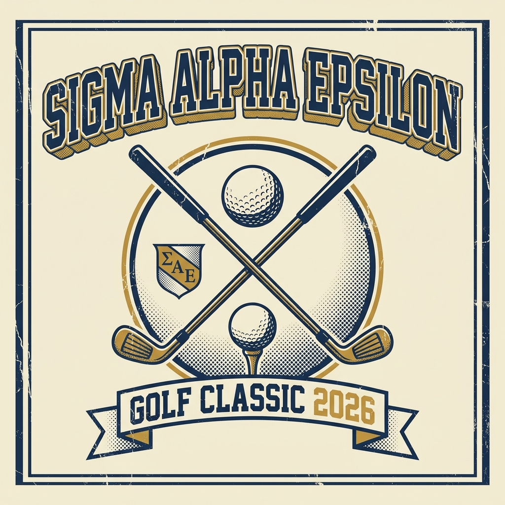 Sigma Alpha Epsilon Golf T-Shirt