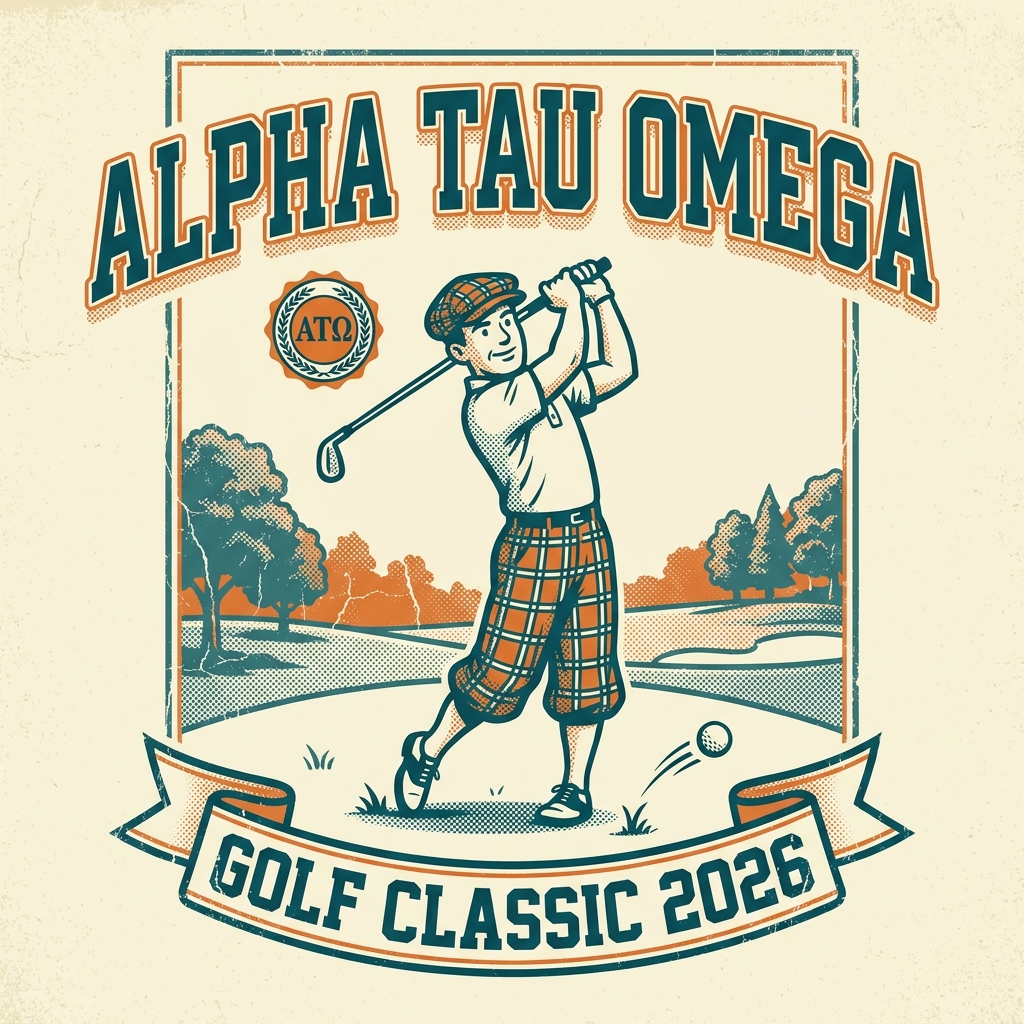 Alpha Tau Omega Golf T-Shirt