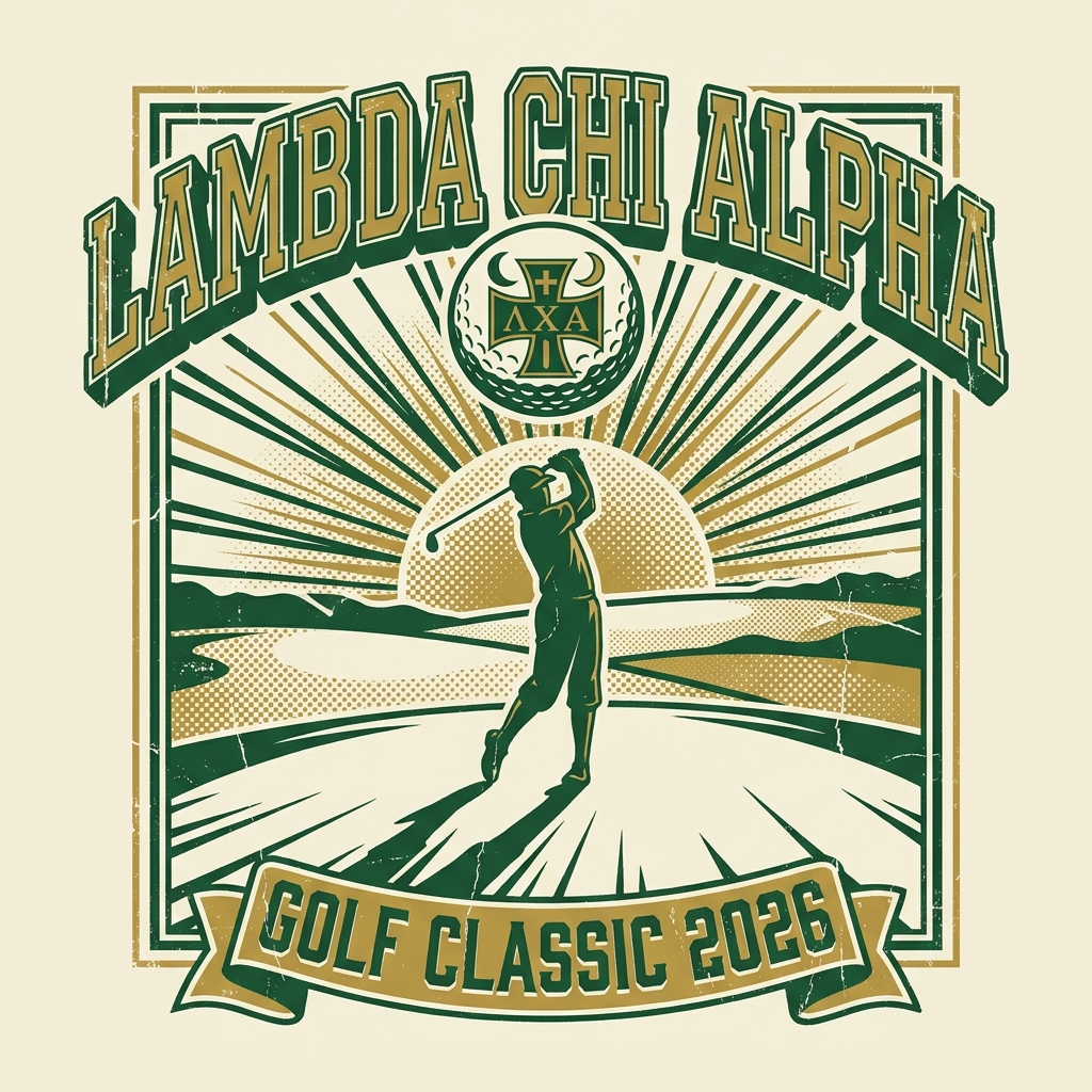 Lambda Chi Alpha Golf T-Shirt