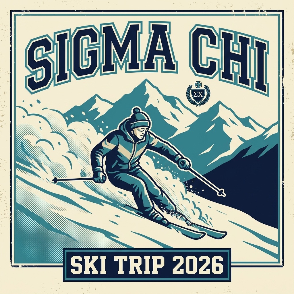 Sigma Chi Ski T-Shirt