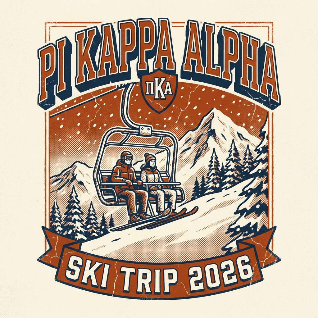 Pi Kappa Alpha Ski T-Shirt
