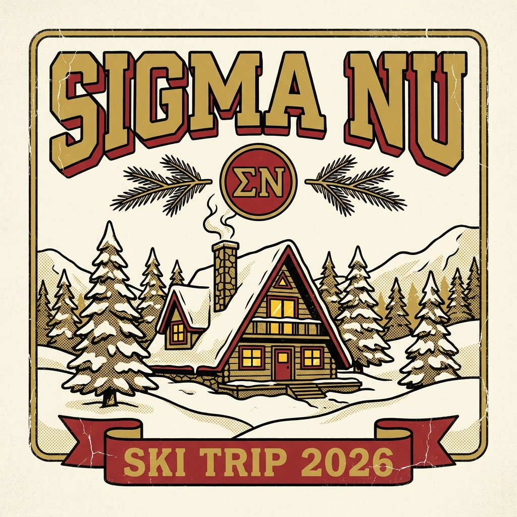 Sigma Nu Ski T-Shirt
