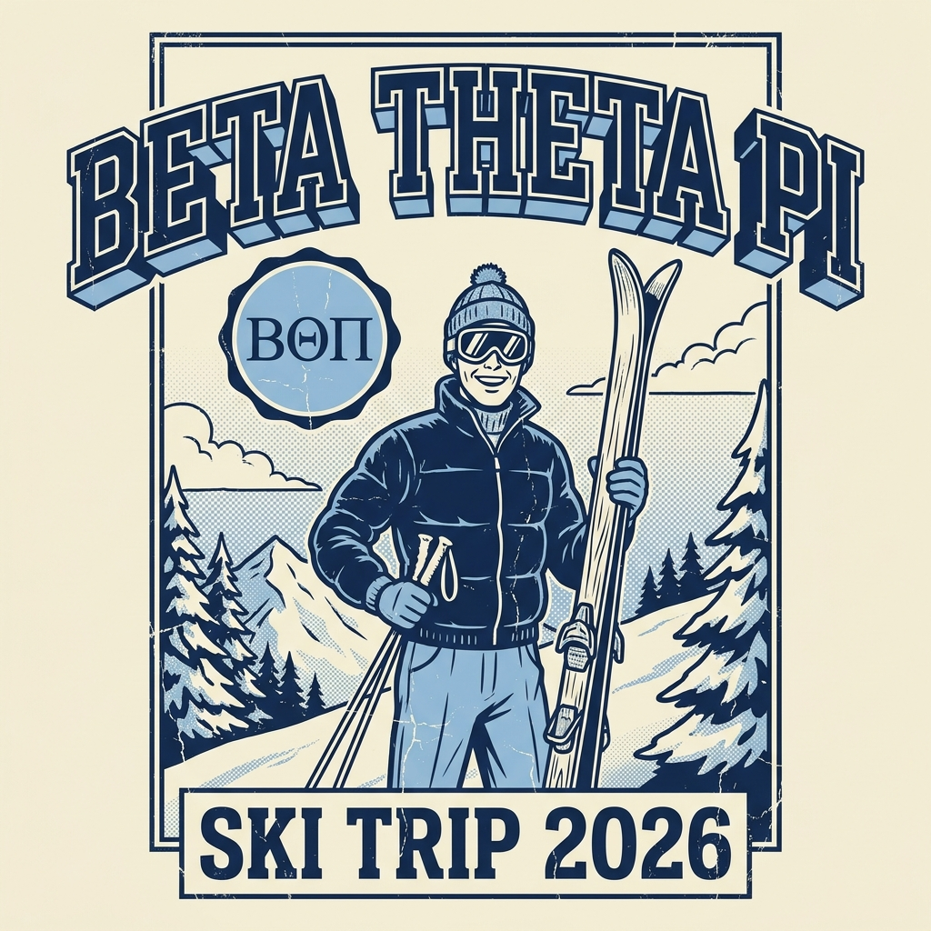 Beta Theta Pi Ski T-Shirt