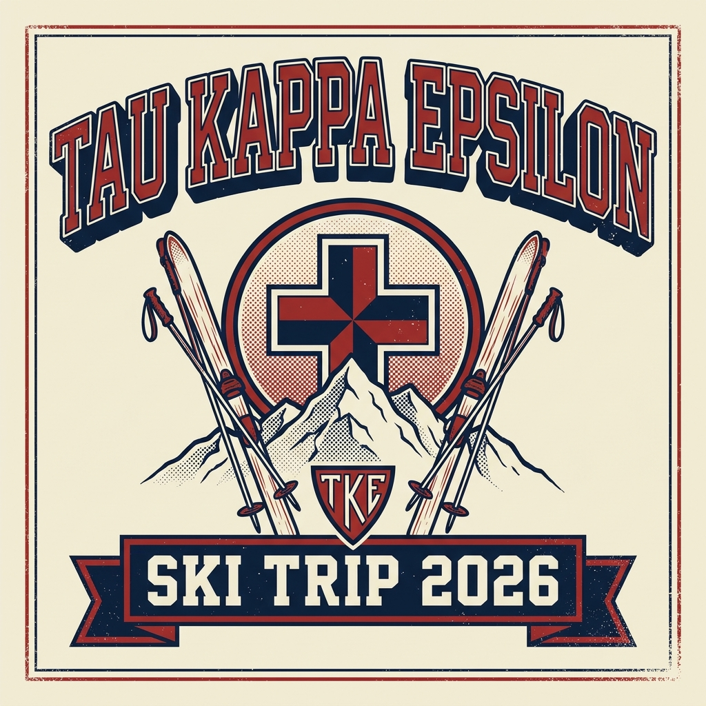 Tau Kappa Epsilon Ski T-Shirt