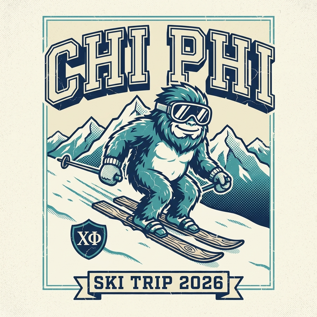Chi Phi Ski T-Shirt