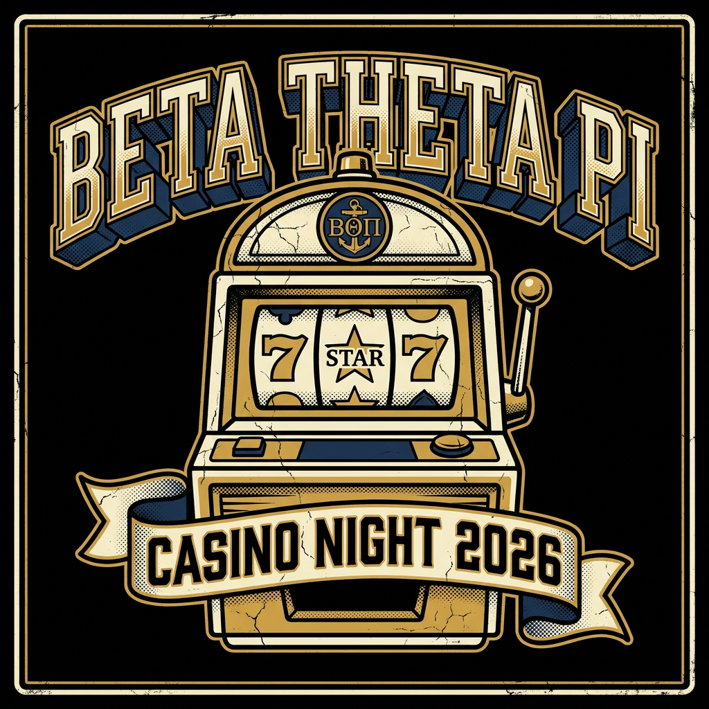 Beta Theta Pi Casino Night T-Shirt