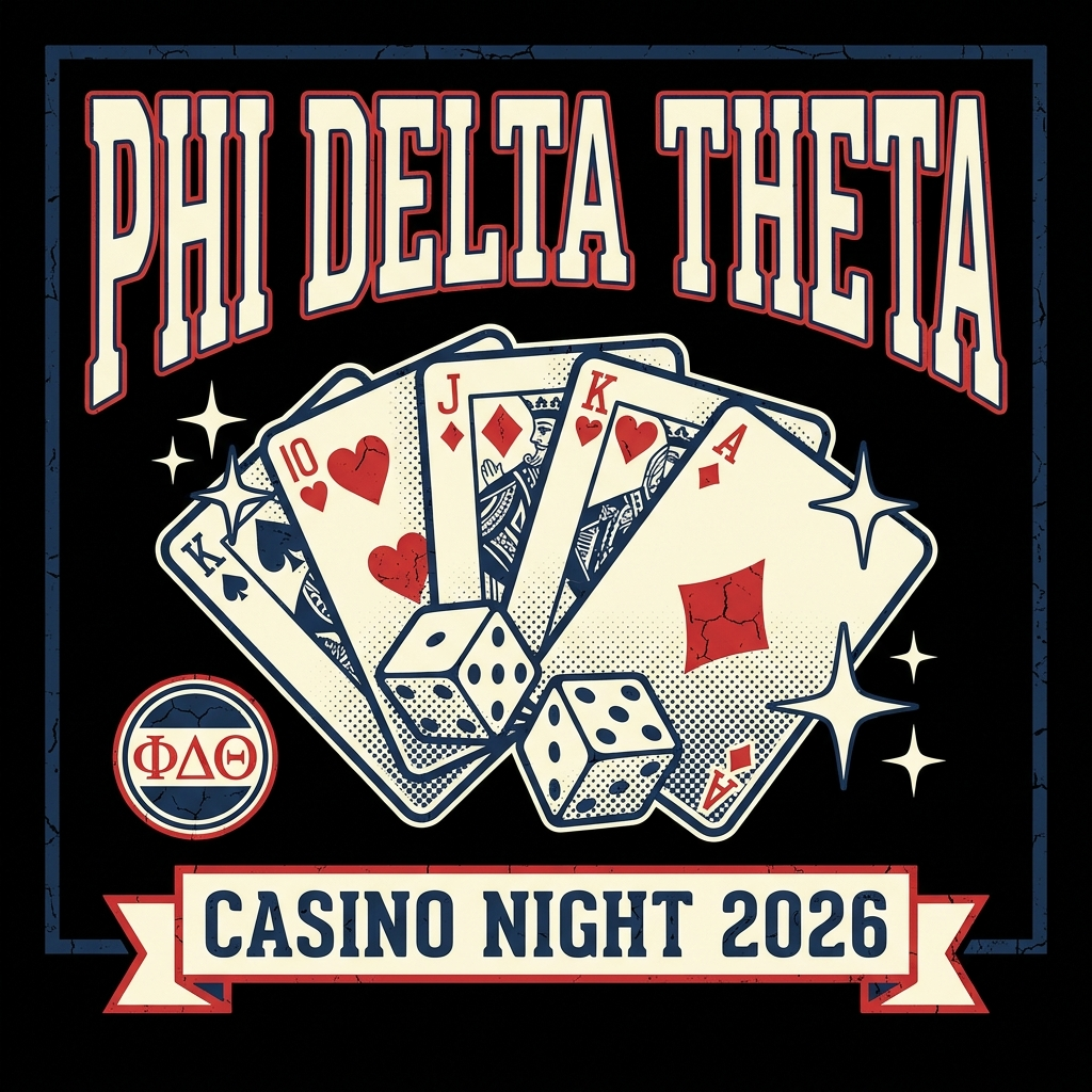 Phi Delta Theta Casino Night T-Shirt