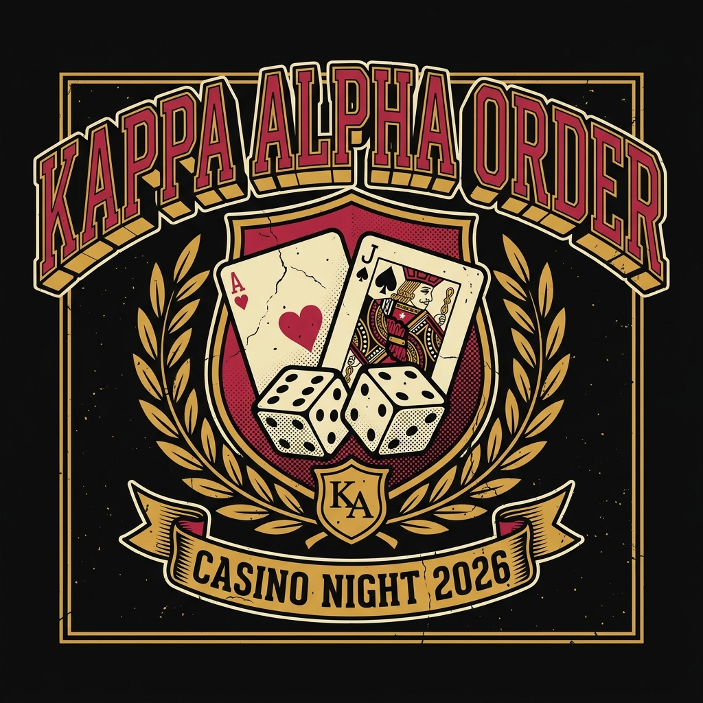 Kappa Alpha Order Casino Night T-Shirt