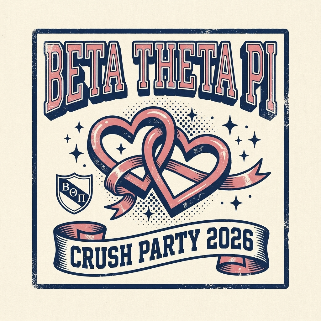 Beta Theta Pi Crush Party T-Shirt