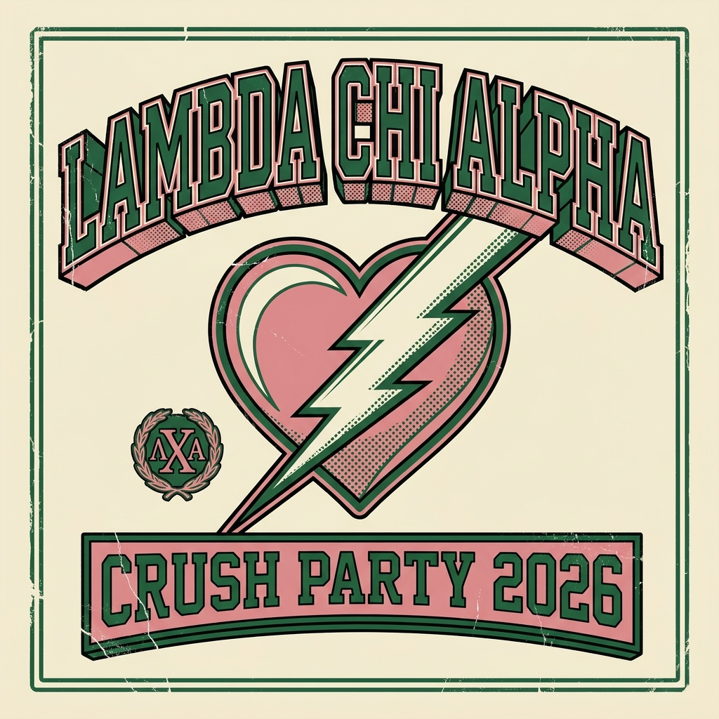 Lambda Chi Alpha Crush Party T-Shirt