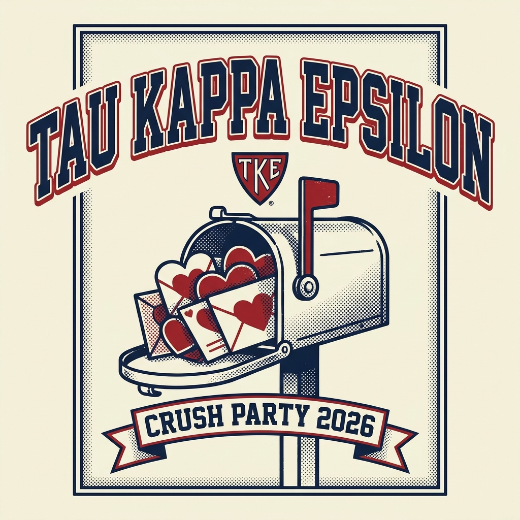 Tau Kappa Epsilon Crush Party T-Shirt