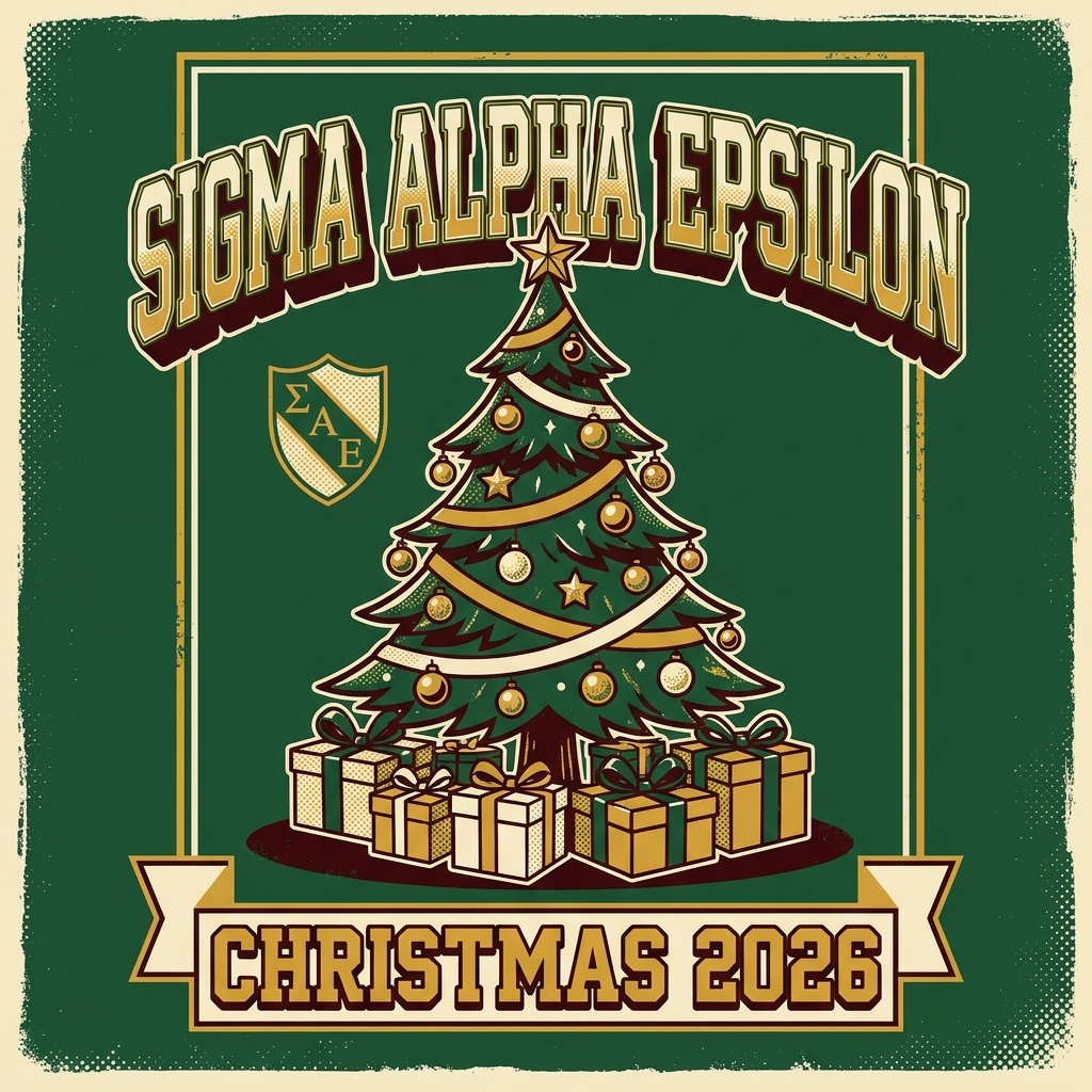 Sigma Alpha Epsilon Christmas T-Shirt