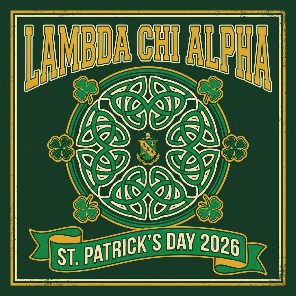 Lambda Chi Alpha St. Patrick's Day T-Shirt